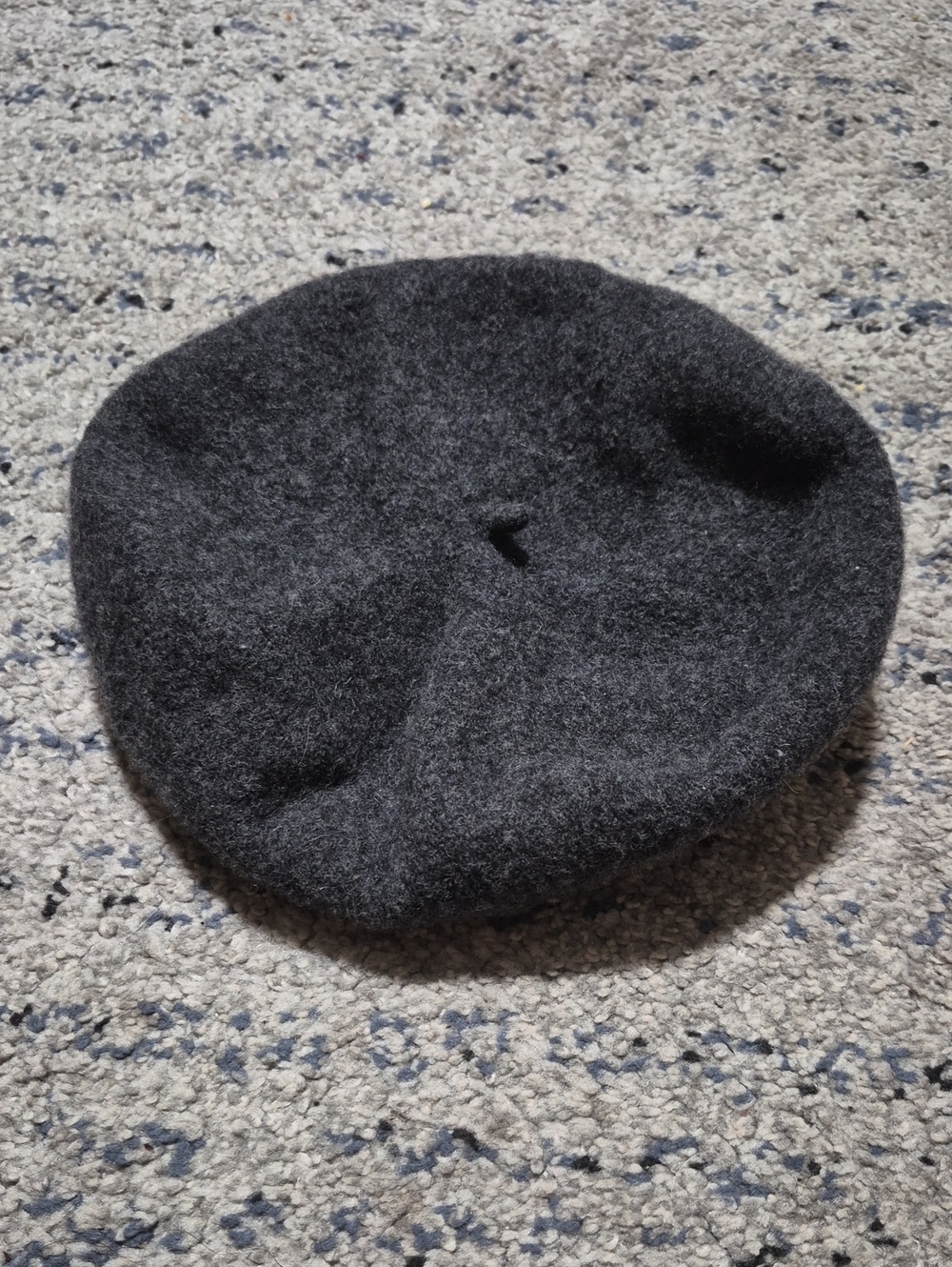 Joe Fresh Charcoal Gray Wool Beret